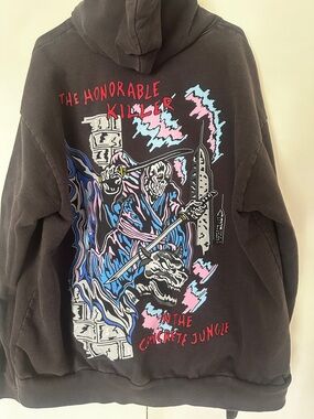 The Honorable Killer Graphic Black Hoodie